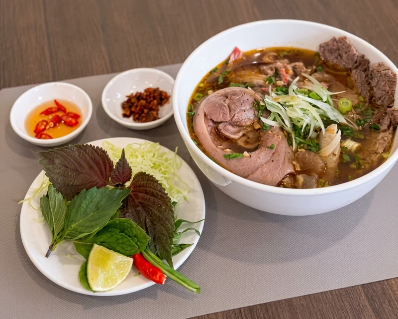 Bun bo hue Vietnamese noodle soup in Regina, SK - Grandma's Kitchen Authentic Vietnamese Pho Regina